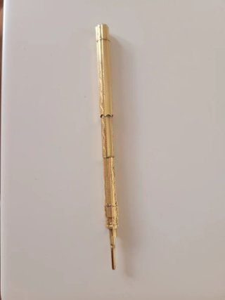 Pluma y Portaminas Antiguo Chapado Oro 14k