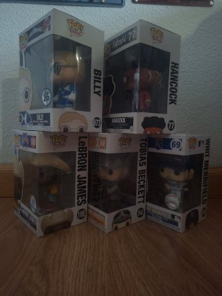 Lote Funko Pop! Billy, Hancock, Beckett, James, Me