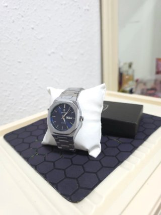Reloj Hombre Azul/Plata