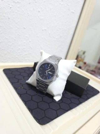 Reloj Hombre Azul/Plata