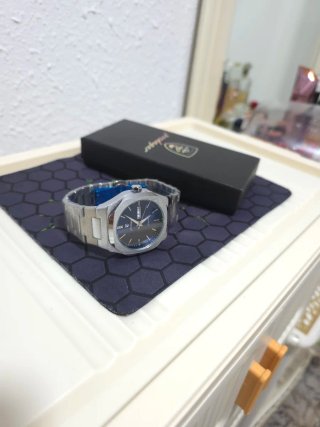 Reloj Hombre Azul/Plata