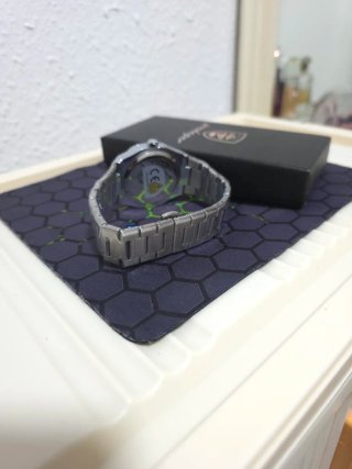 Reloj Hombre Azul/Plata