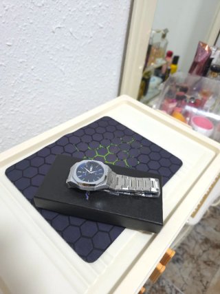 Reloj Hombre Azul/Plata