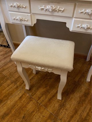 Tocador Blanco Estilo Romántico / Vintage