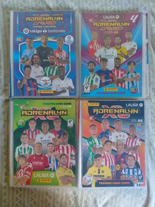 Álbumes LaLiga Adrenalyn 22/23, 23/24, 24/25, 25/2
