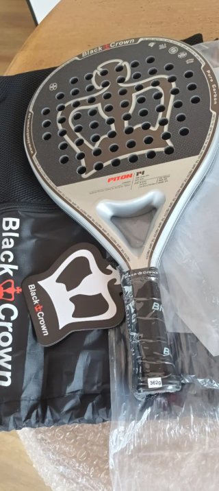 Pala de pádel Black Crown Piton 14