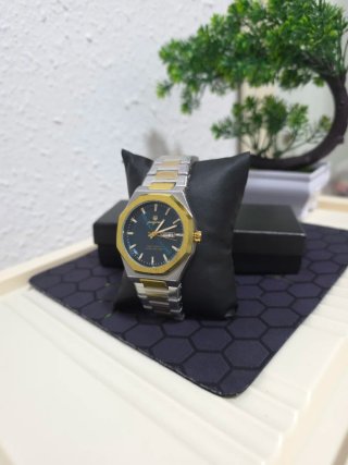 Reloj paazomu Hombre Azul y Dorado