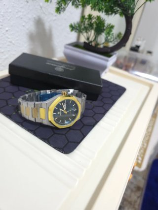 Reloj paazomu Hombre Azul y Dorado