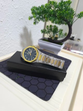 Reloj paazomu Hombre Azul y Dorado