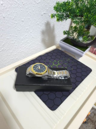 Reloj paazomu Hombre Azul y Dorado