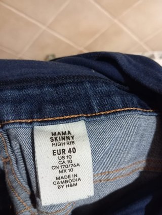 Vaqueros premamá H&M Talla S