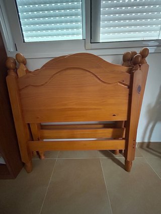 Cabecero Madera Maciza Cama 90 (5uds)
