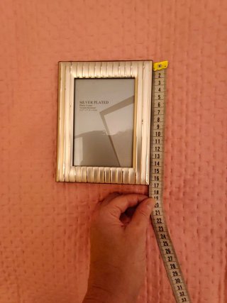Cornice portafoto Silver Plated Vintage