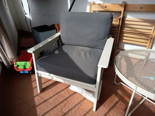 Pack sofá, sillón y mesa auxiliar exterior