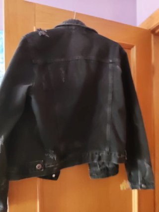 Chaqueta vaquera negra Talla L