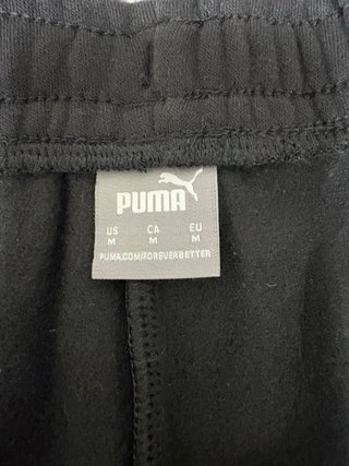 Chándal Puma Negro con Cremallera Dorada