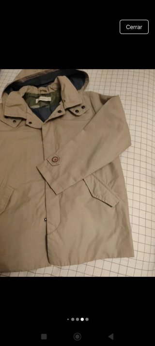 Gabardina Mango Talla 7 Años