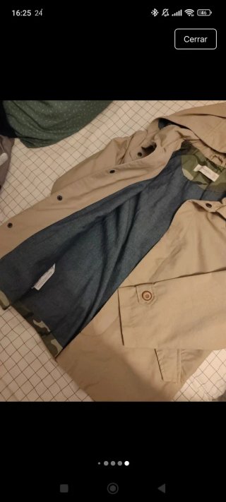Gabardina Mango Talla 7 Años