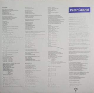 Peter Gabriel - So LP Vinile
