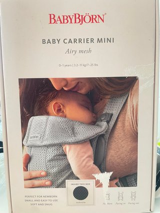 Mochila Porta Bebé BabyBjörn Mini Airy Mesh