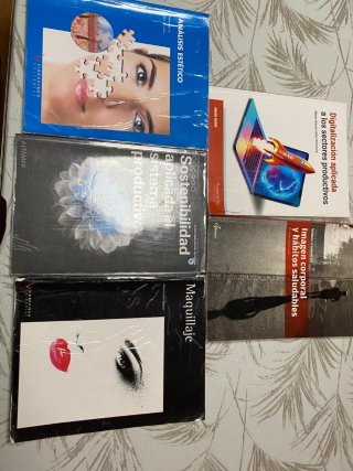 Lote libros primero grado medio estética y belleza