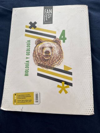 Biología y Geología 4, Secundaria, Fanfest Edel...