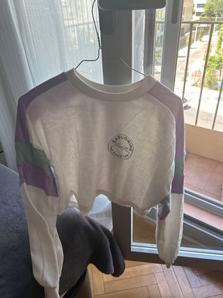Camiseta manga larga bicolor