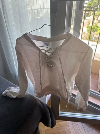 Camiseta manga larga bicolor
