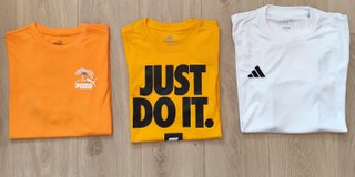 Lote 3 Camisetas Puma, Nike y Adidas