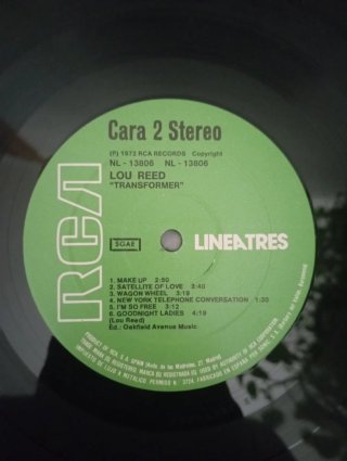 Vinilo Lou Reed - Transformer