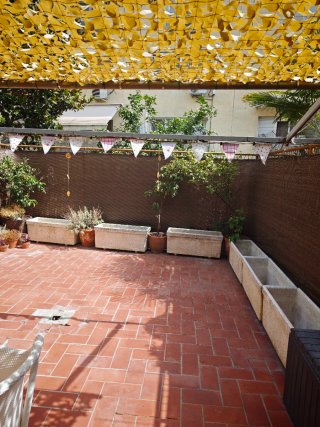 Jardinera Rectangular Piedra y Cemento
