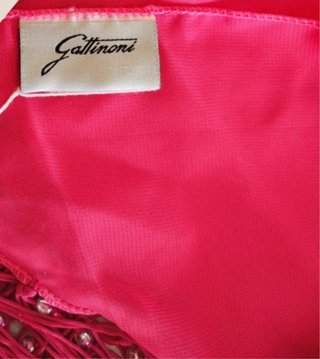 Stola/Pareo Gattinoni Fucsia con Frange
