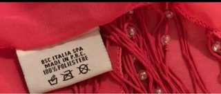 Stola/Pareo Gattinoni Fucsia con Frange