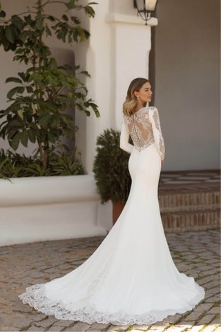 Vestido de Novia Encaje Manga Larga
