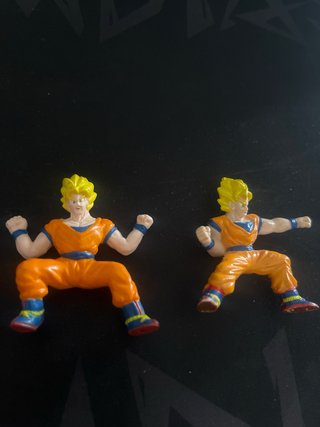 Pack 7 Figuras Dragon Ball Z Ab Toys Goma Años 90