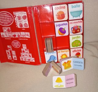 Libro interactivo para aprender palabras