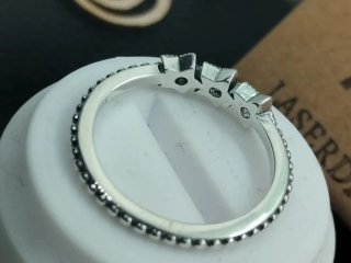 Anillo de Plata 3 Estrellas Circonita