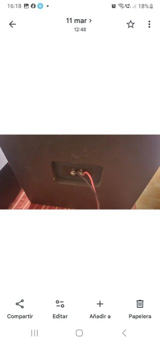 Amplificador Pioneer con altavoces