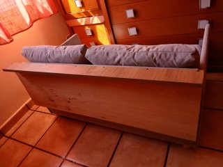 Sofá Cama Camper Beige/Gris