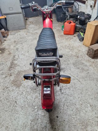 Mobylette Superlujo Elektronik Roja