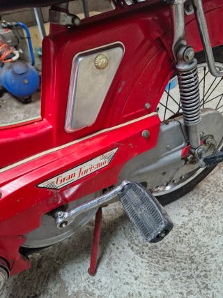Mobylette Superlujo Elektronik Roja