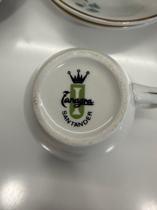 Juego café Zanagra Santander vintage