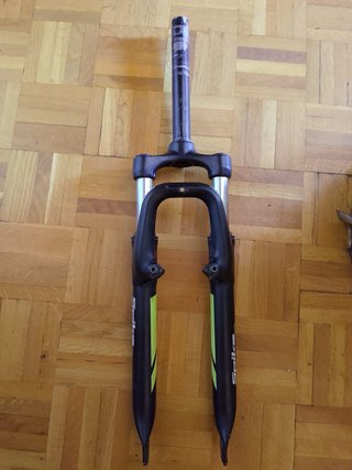 Horquilla de bicicleta negra