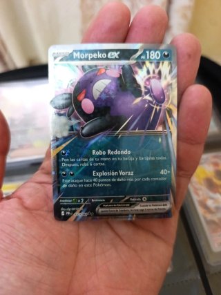 Carta Pokémon Morpeko EX 180