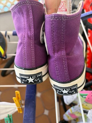 Converse moradas talla 36