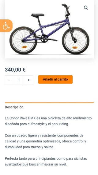 Bicicleta BMX CONOR RAVE 20