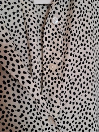 Blusa sin mangas moteada Talla M