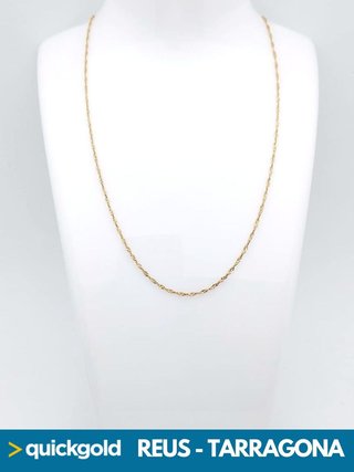 035-02-00945 CADENA ORO 18K SINGAPUR 41 CM