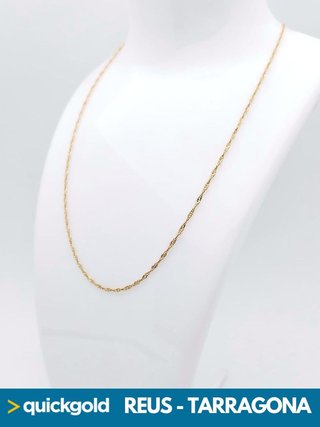 035-02-00945 CADENA ORO 18K SINGAPUR 41 CM