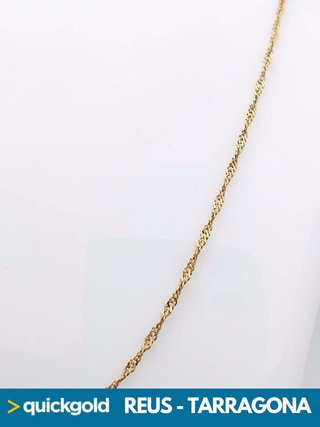 035-02-00945 CADENA ORO 18K SINGAPUR 41 CM